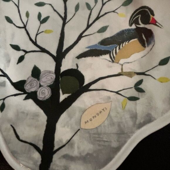 Anthropologie Rebecca Rebouche Proud Puffin 9” Salad Plate - Picture 4 of 5